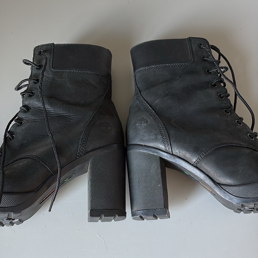Timberland Camdale Women's Bootie Leather BLACK A1SEF Size 8 - Picture 9 of 12